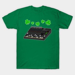 St Patrick's Day Sound Engineer Musician T-Shirt